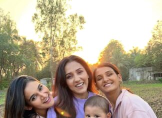 Shakti Mohan Instagram - All the 💜 @neetimohan18 @muktimohan Aryaveer 👶🏻 📷@nihaarpandya