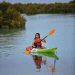 Shakti Mohan Instagram – Abu Dhabi is not only about desert and skyscrapers… they have the oldest natural reserve of mangroves in the region @jubail_mangrove_park 🚣🏽‍♀️
The perfect spot for a kayaking experience in the middle of the nature.
@visitabudhabi ✈️
#InAbuDhabi
#TheTimeIsNow Jubail Mangrove Park