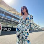 Shakti Mohan Instagram - The excitement of F1 #InAbuDhabi is another level 🤩 Such a wonderful experience @ymcofficial And this is not all…Abu Dhabi will host the grand finale for ten more years! Cannot wait to come back 🏎 @visitabudhabi #TheTimeisNow #AbuDhabiGP Styled by - @camy1411 Wearing - @ahiclothing x @sonyashaikh