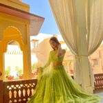 Shakti Mohan Instagram – Cos every palace needs a princess 💫

Back after three years to beautiful Rohetgarh where we shot for Kanha re. Steeped in history and regalia… every corner has a story to tell.
Super warm people always smiling even in their masks 😷 💕
@house_of_rohet 
Missing you @neetimohan18 didi 🤰🏻
Lots of love to designer @aishwaryatyagiofficial for making me feel sooooo awesome 🤩 

Jewellery designed by @Thenehagoel from @Minerali_store

📷@muktimohan 
Thank you for everything I mean even for the caption @avirohet 😍