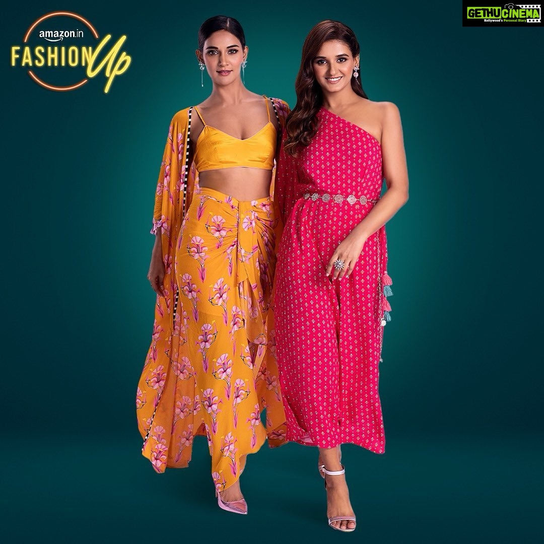 Shakti Mohan Instagram - My lil sis @muktimohan picked the PERFECT outfit for me! Want to look stylish too? All you have to do is head to Amazon to grab my Rakhee look! Shop now and Stay #HarPalFashionable #AmazonFashionUp #FashionUpS2 #AmazonIndia #StyleGame #DressUp #AmazonFashion #AmazonBeauty #Fashion #Styling #GlamUp #FashionUpgrade