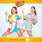 Shakti Mohan Instagram - Get ready for the craziest show starting tonight ✨ Sundays 10pm #dancewithme @zeecafeindia @zeetv Bahut fun haiiii 🐒🥳 @muktimohan #muktgyaan