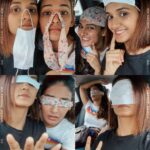 Shakti Mohan Instagram - MASKariiiiii 😷 @muktimohan Any other creative ways you can think of wearing the #mask on your face 🙈 🙄🤧