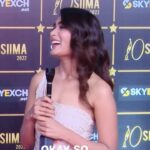 Shalini Pandey Instagram – @shalzp ‘s fun chatty session at the red carpet of #siima2022 .
.
#skyexchange #skyexch @sky_exch_