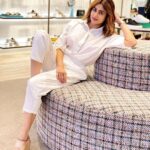 Shamita Shetty Instagram - 🌸🤍🌸 👗 @thespacelines_com @_runwaymedia . . . . . #freshvibes #white #ootd #peace #gratitude #goodvibes #lifeisgoodarizona