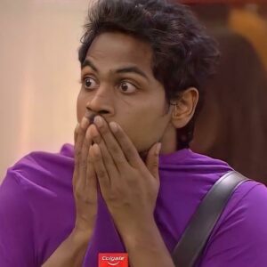 Shanmukh Jaswanth Kandregula Instagram - Day -8 If "Arey Entra Idi" was an expression 😬 !! 
.
.
.
#shannu_7 #shanmukhjaswanth #shannu #bigboss5 #biggboss5telugu #bigbosstelugu5