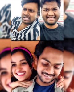 Shanmukh Jaswanth Kandregula Instagram - Anitha O Anitha 😅😂 Tag That NIBBI 😅😆 @don_pruthvi @prithvi_jhakaas @sirihanmanth . . . . . #friends #fun #comedy #pulihora #viralvideos #explore #hyderabad #shannu #newvideo Jubilee Hills, Hydrabad