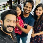 Shanmukh Jaswanth Kandregula Instagram - Gratitude Post ! Gave him names but he always gave me love ! Thank you @anchorravi_offl for everything and a New Hoodie :P Thank you for the lunch vadina @nitya.saxena1186 and cutielu @viyaofficial 💙 Hyderabad