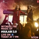 Shibani Dandekar Instagram - #Repost @noorthefilm ・・・ Join us at the grand launch of the coolest party number of 2k17! #Gulabi 2.0 LIVE on Facebook today at 7 PM @aslisona @kanangill @shibanidandekar @purab_kohli @tseries.official @abundantiaent @amaal_mallik @tulsikumar15