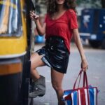 Shibani Dandekar Instagram - thank you @thewolfclub .... my FAV store!! #Repost @cricketfashion ・・・ How gorgeous does @thatbrowngirl look in that Unravel Distressed Tee, Balenciaga Bazar Bag & Isabel Marant Dallin Boots from our store. Steal her style now. #Unravel #Balenciaga #IsabelMarant #ShibaniDandekar #Repost #StealHerStyle #StreetStyle #OOTD #CricketFashion