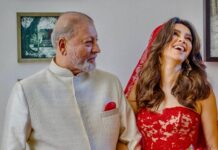 Shibani Dandekar Instagram - Happy 75th birthday to the man who walked me through life and then walked me down the aisle. Love you more than you will ever know baba @mrdandekar ❤️ 💐