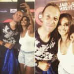 Shibani Dandekar Instagram - just another weekend hanging with this guy #ChrisMartin for @globalcitizenfestival2016 #HeStoleMyJacket 😂❤️