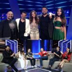Shibani Dandekar Instagram - Tune in this weekend Saturday and Sunday 1pm and 10pm to watch #TheStage on @colorsinfinitytv with @monicadogra @vishaldadlani1 @ehsaan @devsanyal and our fabulous artists! 🙌🏽💋