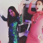 Shibani Dandekar Instagram - the only one I can act a fool with! my homie 👯 #Repost @monicadogra ・・・ #TheStage2 insanity has begun and it makes me laugh until I cry!!!!! Ahahahahaha with @shibanidandekar @colorsinfinity_tv @vishaldadlani1 @inherchair @devsanyal @ehsaan @fazilasol #ShakeItLikeAPolaroidPicture