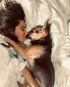 Shibani Dandekar Instagram - Never known a love like this…. ❤️Tyson Akhtar #dogmom