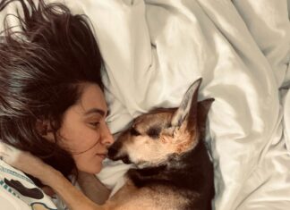 Shibani Dandekar Instagram - Never known a love like this…. ❤️Tyson Akhtar #dogmom