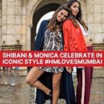 Shibani Dandekar Instagram – Street stylin with my sista @monicadogra for @hm welcome to the bay! we so ready for ya! ✌🏾️#H&Mlovesmumbai will launch on the 13th! 9 days to go