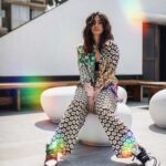 Shibani Dandekar Instagram - 💚💜💣 @dhruvkapoor @khyatibusa @azima_toppo @shubhammandhyanphotography