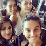 Shibani Dandekar Instagram - missing my workout crew! 💪🏾✌🏾️