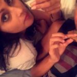 Shibani Dandekar Instagram – reckless behaviour 🍪 with 🍪 my girl 🍪 @karishmanaina 🍪 #cookiemonsters @aruns1