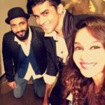 Shibani Dandekar Instagram - Femina Miss India tonight! Double P! @punitjpathak #pratik love these boys! amazing show 🙌🏽
