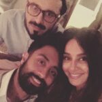 Shibani Dandekar Instagram - Crew 🙌🏽 @aruns1 @owais0824 #blocky #khanu #sandhu