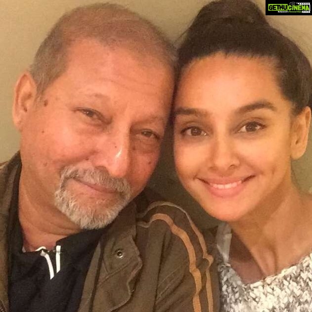 Shibani Dandekar Instagram - daddy's little girl ❤️