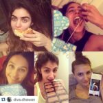Shibani Dandekar Instagram - #bandrabums @gabriellademetriades @diva.dhawan @nehan26 @mariiamasha ・・・ 😬#didsomeonesaysugar #friendswhocravetogether#womencrushin