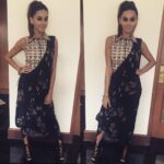 Shibani Dandekar Instagram - one of my fav looks!! this stunning piece by @babitamalkani funky bangle by @minerali_store all put together by my fab chick @chandnisareen hair by my sweetheart @ajima_toppo 🙌🏽