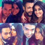 Shibani Dandekar Instagram - just kickin it with dem #icdt boys @dino_morea @rithvik_d @guruchoudhary #vjandy 💋
