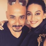 Shibani Dandekar Instagram – met this amazing man today! thank you for my glam #sunilgautum you are a sweetheart! 💕#makeupartist #hairstylist