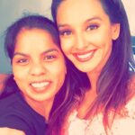 Shibani Dandekar Instagram - I love you Anu! thank you for everything @ajima_toppo #hairstylist #babysister #guardianangel