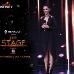 Shibani Dandekar Instagram - so blessed to be a part of history! thank you to #TheStage for bringing so much joy to my life! please watch tonight as the journey begins #colorsinfinity 9pm thank you to @hashimdsouza @ferzadpalia for giving me one of my first shows ever on TV and now this!!! 😘❤️