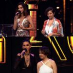 Shibani Dandekar Instagram - watch this chick right here blow up #TheStage with her powerhouse voice don't miss her journey on #colorsinfinity at 9pm tonight @thefallenarthead