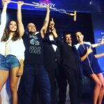 Shibani Dandekar Instagram - love these people and blessed to share this incredible journey with them! @monicadogra @devsanyal @vishal.dadlani @ehsaan @ferzadpalia @hashimdsouza #TheStage tomorrow 9pm #colorsinfinity