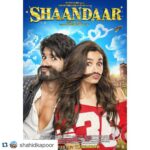 Shibani Dandekar Instagram - 15 days to go! excitement!!! can't wait for this!!! #Repost @shahidkapoor @aliaabhatt #shaandaar