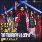 Shibani Dandekar Instagram - almost time! can't wait for this! excitement!! #shaamshaandaar @shahidkapoor #aliabhatt