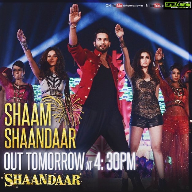 Shibani Dandekar Instagram - almost time! can't wait for this! excitement!! #shaamshaandaar @shahidkapoor #aliabhatt