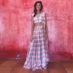 Shibani Dandekar Instagram - bday outfit in Barcelona for #pritandnina wedding! has to be by my fav @payalsinghal photo credit @hardish @sukh_sohal