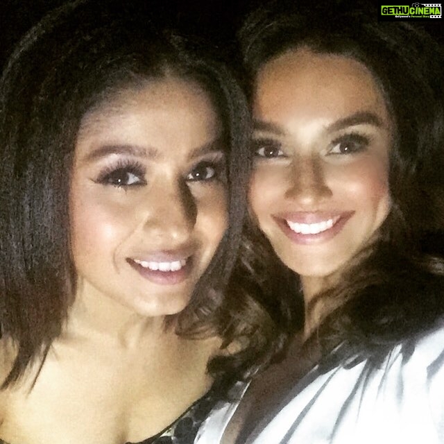 Shibani Dandekar Instagram - great shoot with this chick #sunidhi 🙌🏽