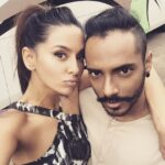 Shibani Dandekar Instagram – me and my bae @eltonjfernandez #dust✋🏽