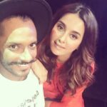 Shibani Dandekar Instagram - BTS is where we come alive! me and my juju @eltonjfernandez 🙌🏽