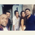Shibani Dandekar Instagram - coming at ya real soon! The crew BTS @monicadogra @vishal.dadlani @ehsaan @devsanyal 🙌🏽🎼🎤
