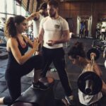 Shibani Dandekar Instagram - slaughter today by Coach V! @vmb_training but we smashed it 😉 @gabriellademetriades #humpday #bodyisbatterred 👊🏽💪🏾