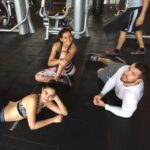 Shibani Dandekar Instagram – we went hard today!! good to be back with my crew @gabriellademetriades @demebygabriella @vmb_training 👊🏽