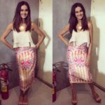 Shibani Dandekar Instagram - Last field look for the season and it has to be some of my favs!! Top by @demebygabriella skirt by @papadontpreachindia chain by @minerali_store styled by my lovely @chandnisareen 💕💕💕