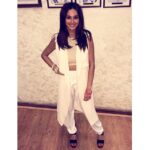 Shibani Dandekar Instagram - This happened last night!! ❤️❤️❤️ thank you to my fav @demebygabriella @gabriellademetriades for this! Accessories by @minerali_store styled by @chandnisareen