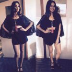 Shibani Dandekar Instagram – This happened yesterday 🙌🏾💞 LOVE me some #deme @demebygabriella @gabriellademetriades feeling the funky neck piece by @madison_onpeddar styled by my lovely @chandnisareen one of my fav looks thank you ladies!!✌🏾️