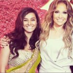 Shibani Dandekar Instagram - Man I love my job! At work yesterday with this incredible woman @jlo #jennyfromtheblock #flygirl #whataperformer ❤️❤️❤️❤️❤️❤️ #fashionpolicein
