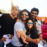 Shibani Dandekar Instagram - Show prep with this crazy lot! @arjunkapoor #cyrussahukar never a dull moment!!